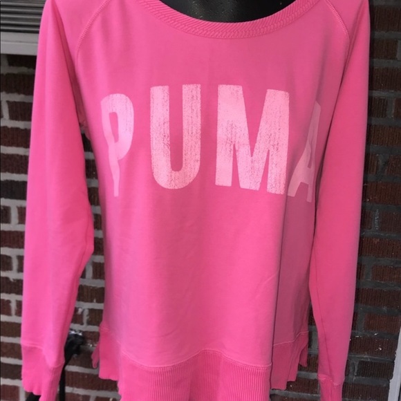 Puma Tops - Gorgeous pink puma sweatshirt💕